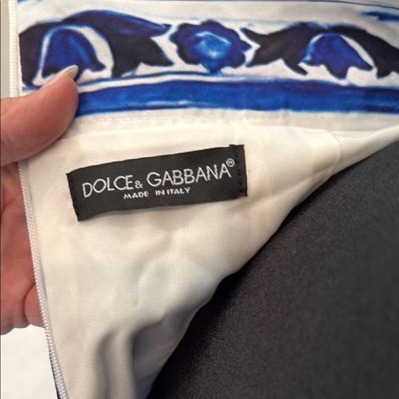 Dolce & Gabbana Blue and White Skirt Set - Picture 7 of 8